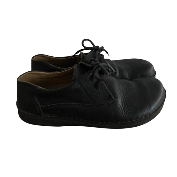 Birkenstock Black Leather Slip-On Loafers Man Size 13 main image 8